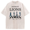 Lions Walking Abbey Road Signatures Football T-shirt/Sweatshirt