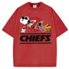 Chiefs snoopy sweatshirt, Kansas City football T-shirt