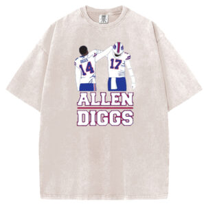 Stefon Diggs Josh Allen Back Pat T-shirt/Sweatshirt
