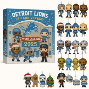 Detroit Lions 95th Anniversary 2025 Advent Calendar
