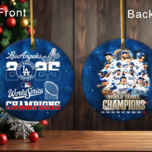 Los Angeles Dodgers 2025 Christmas Ornaments