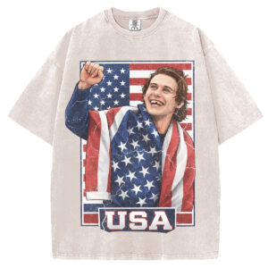 Jack Hughes Usa Gold Hockey T-Shirt/Sweatshirt